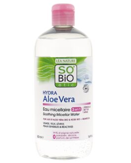 Agua micelar 3 en 1 – piel sensible 500ml- SO’BIO ÉTIC