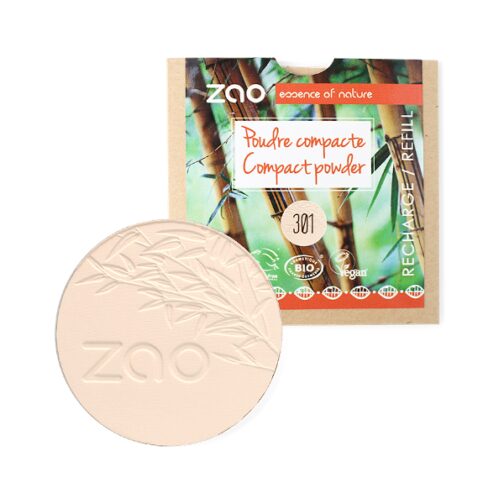 Polvo compacto 301 (ivoire) - ZAOmakeup