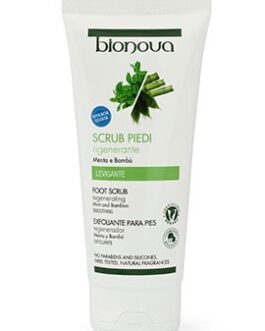 Exfoliante para pies menta y bambu – Bionova